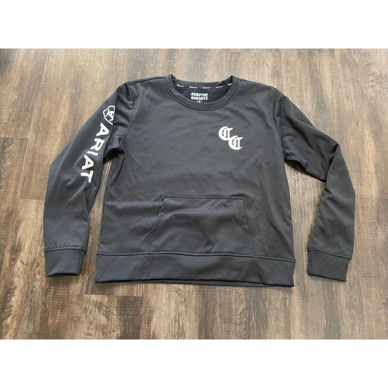 Compton Cowboys X Ariat Crewneck Black Men’s... - Depop