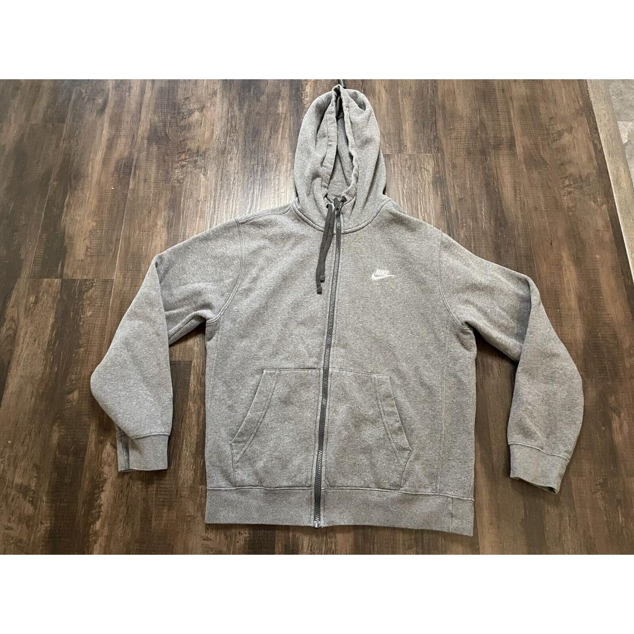mens nike gray hoodie
