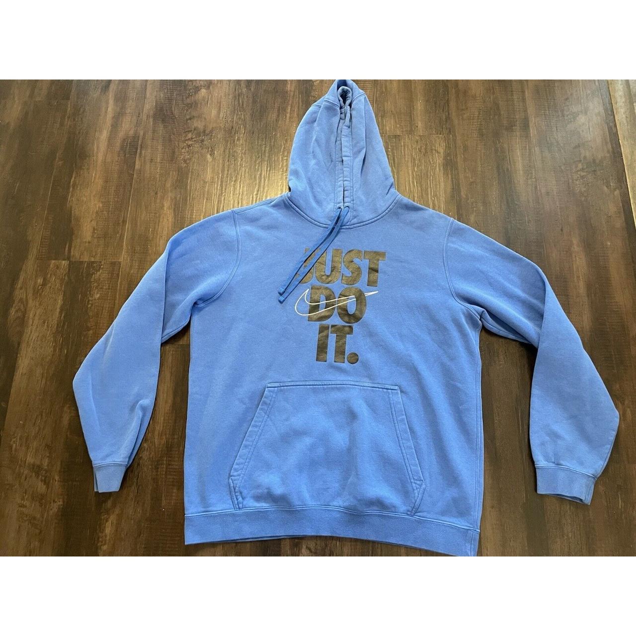 mens nike hoodie blue