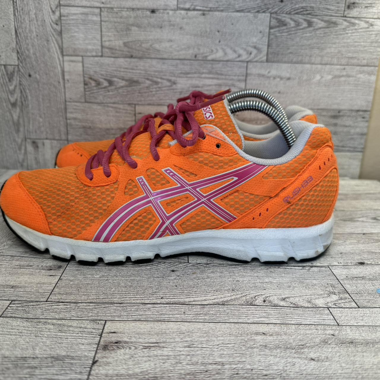 Asics orange trainers best sale