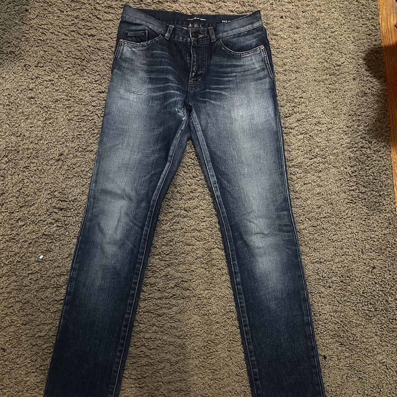 hedi slimane era Saint Laurent D02 skinny jeans size... - Depop