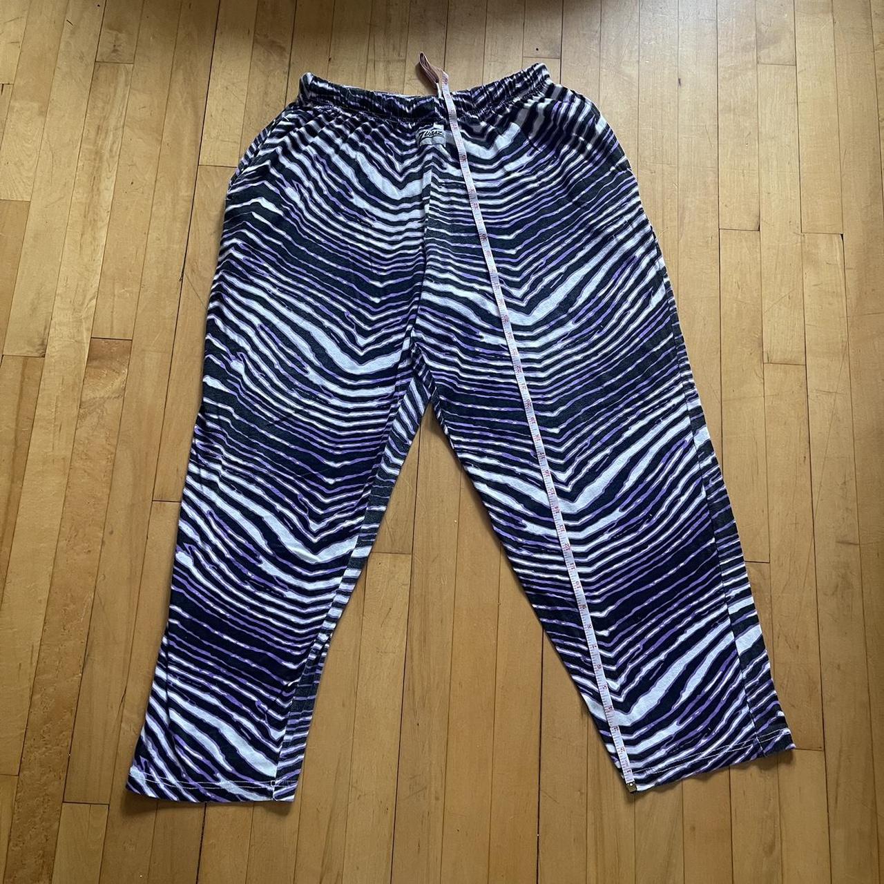 Vintage 90’s Zubaz purple Zebra Print Men’s Womens... - Depop