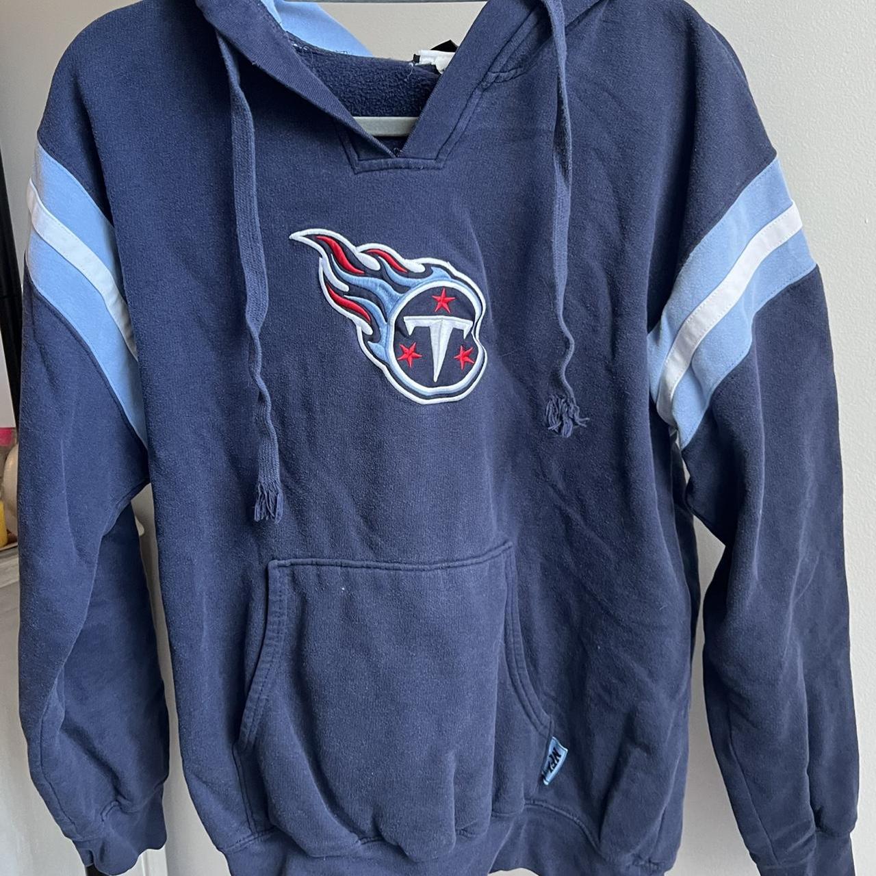 Tennessee Titans Zip Up Hoodie Size XXL - Depop