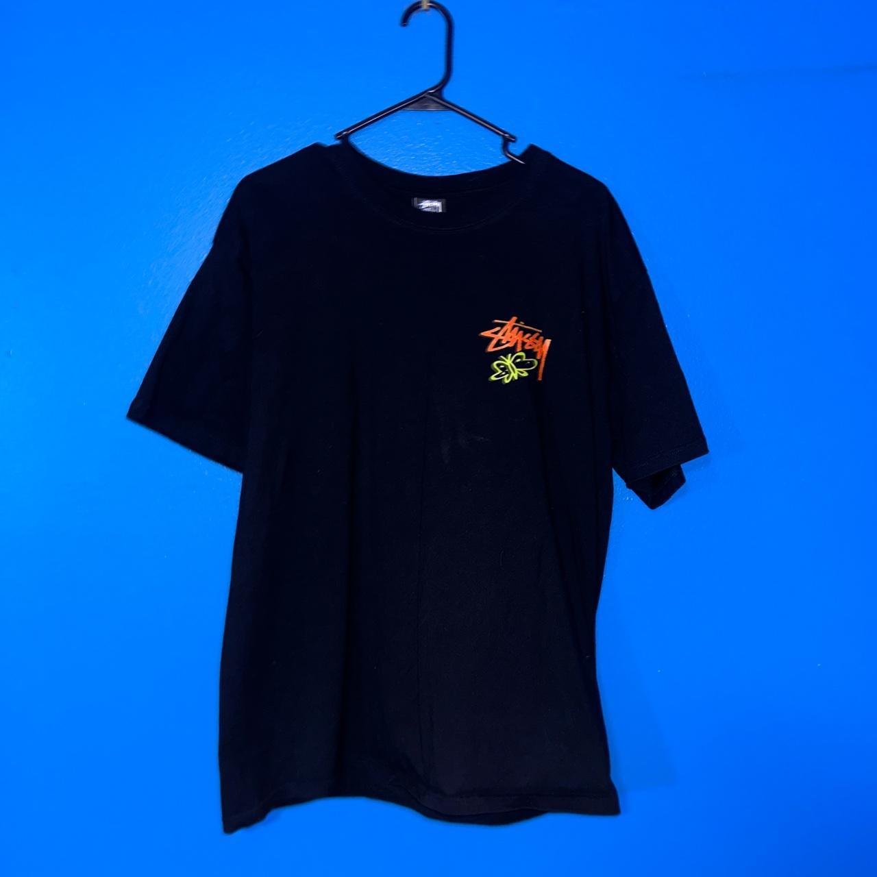Stussy 'Butterfly' T-Shirt Size Large Perfect | Depop