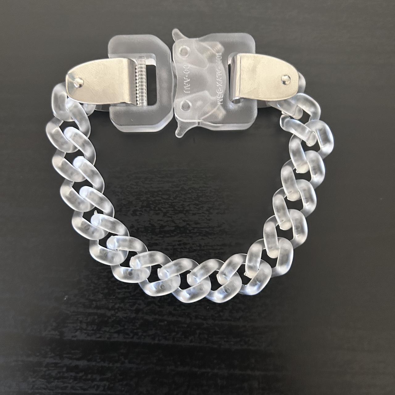 Transparent Alyx Bracelet Worn a couple Times In | Depop Transparent Alyx Bracelet Worn a couple Times In | Depop