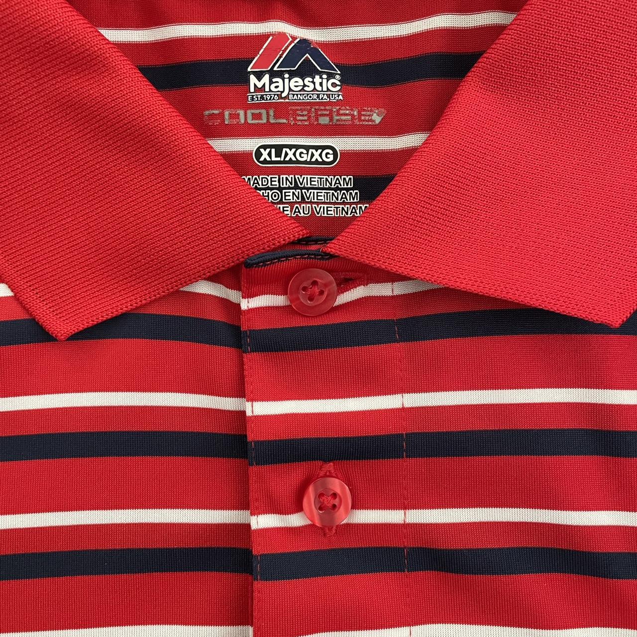 Majestic Athletic Men's Shirt - Red - XXXL