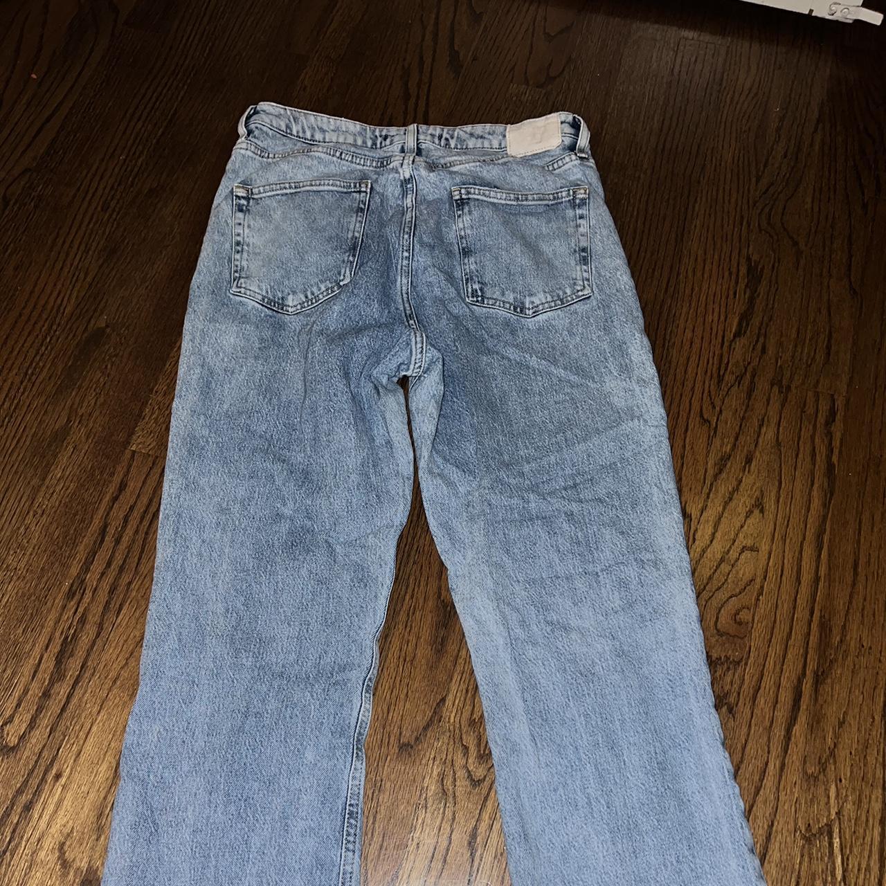 zara straight leg jeans *unavailable until early... - Depop