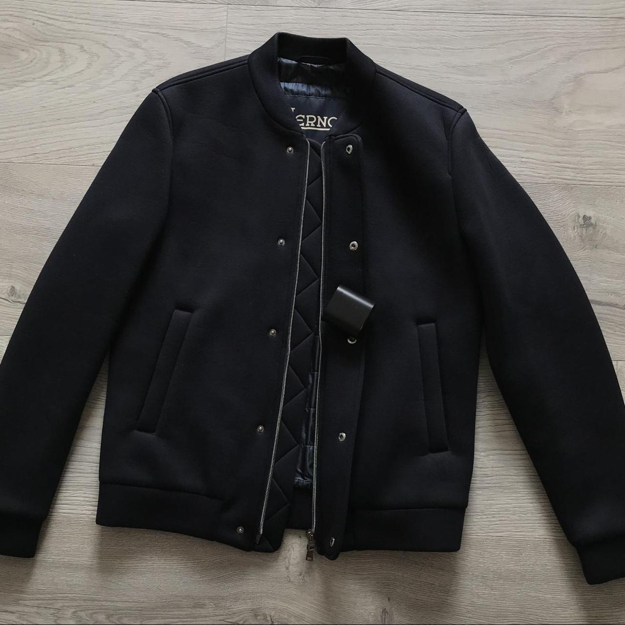 Herno Men's Navy Jacket | Depop