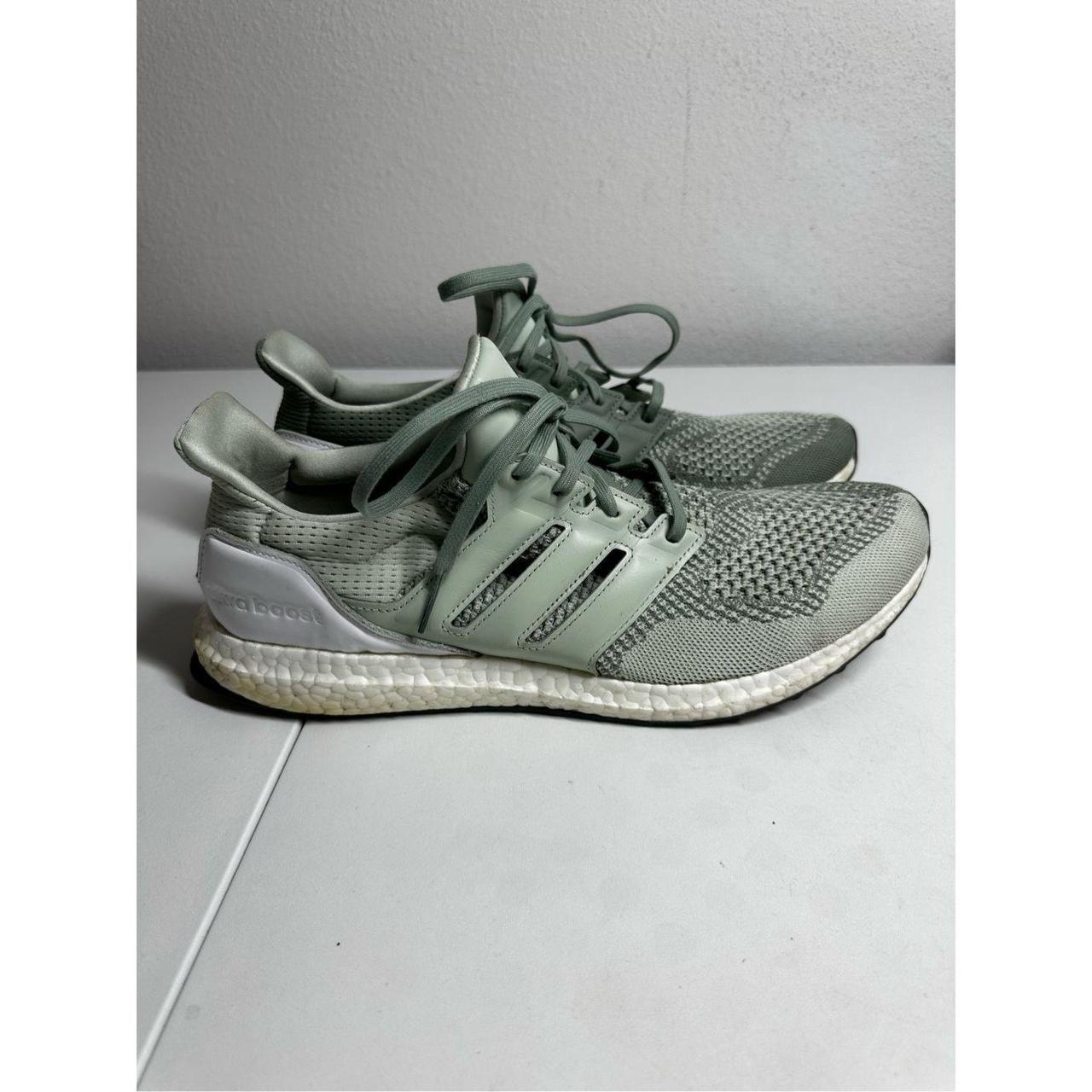 adidas Ultraboost 1.0 Linen Green Running Shoes. Depop