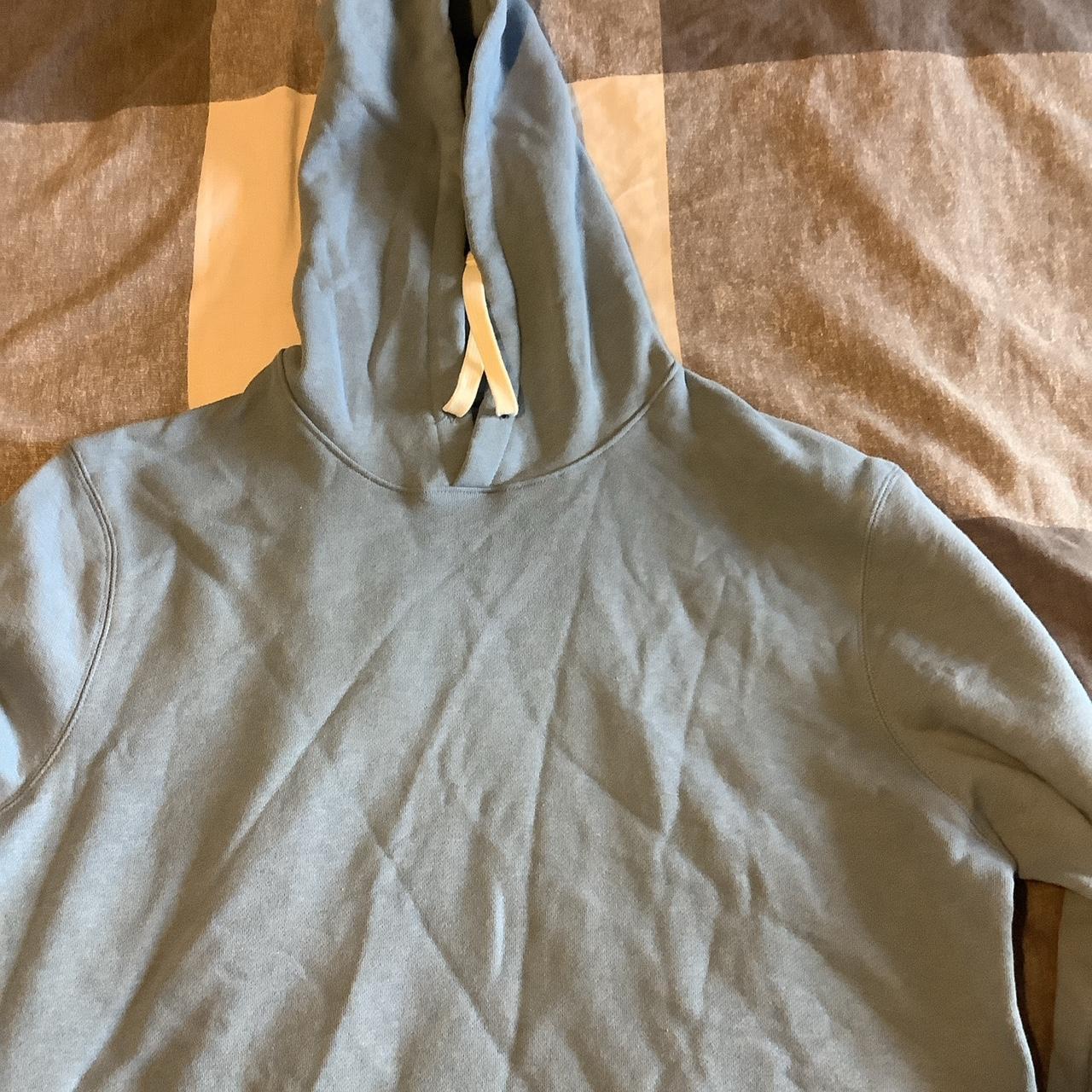 Men’s light blue hoodie size L from Matalan amazing... - Depop