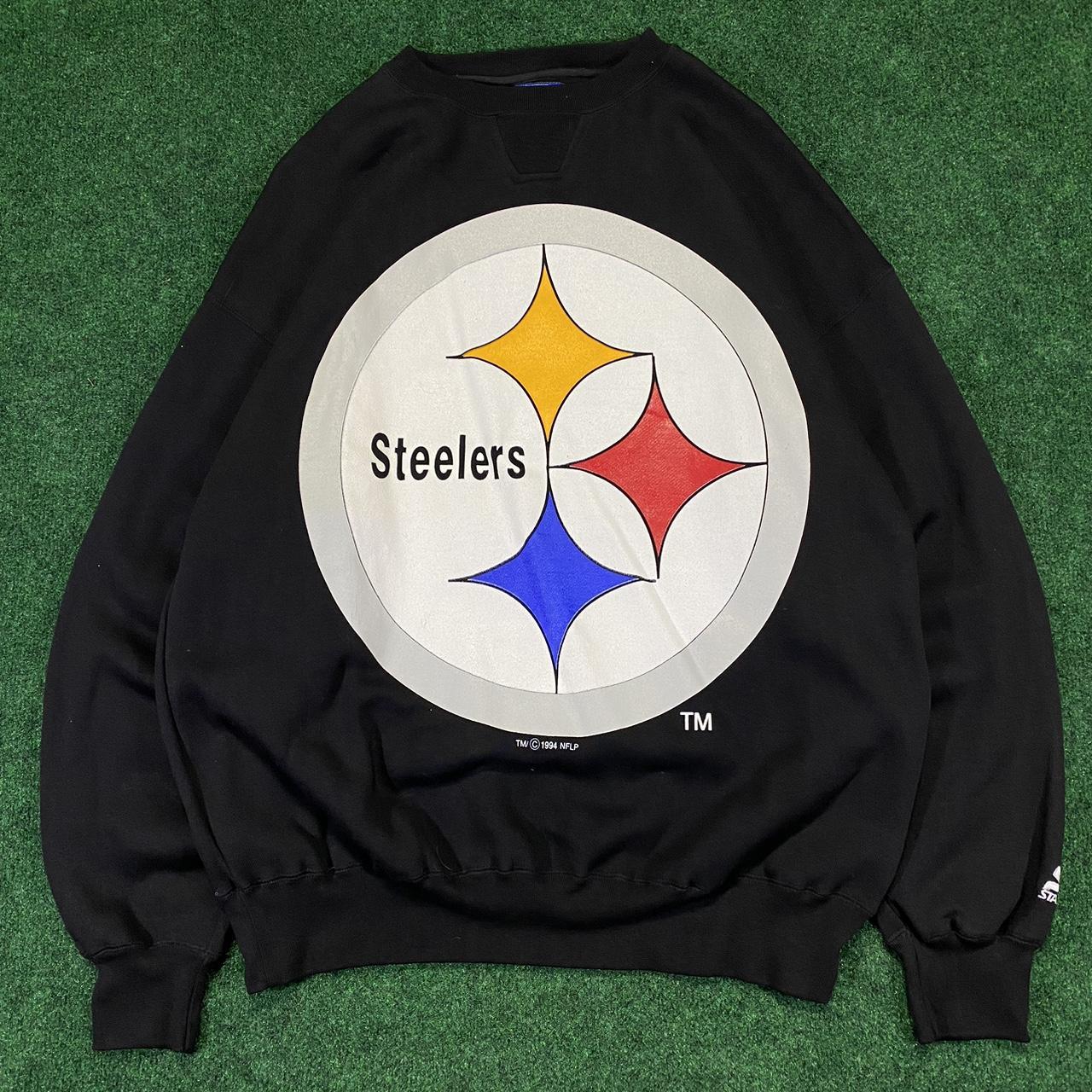 Vintage starter Pittsburgh Steelers hoodie and - Depop