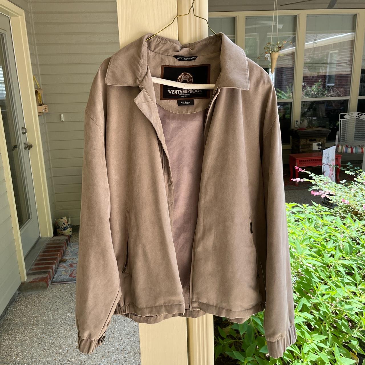 Weatherproof Men's Cream Jacket Depop