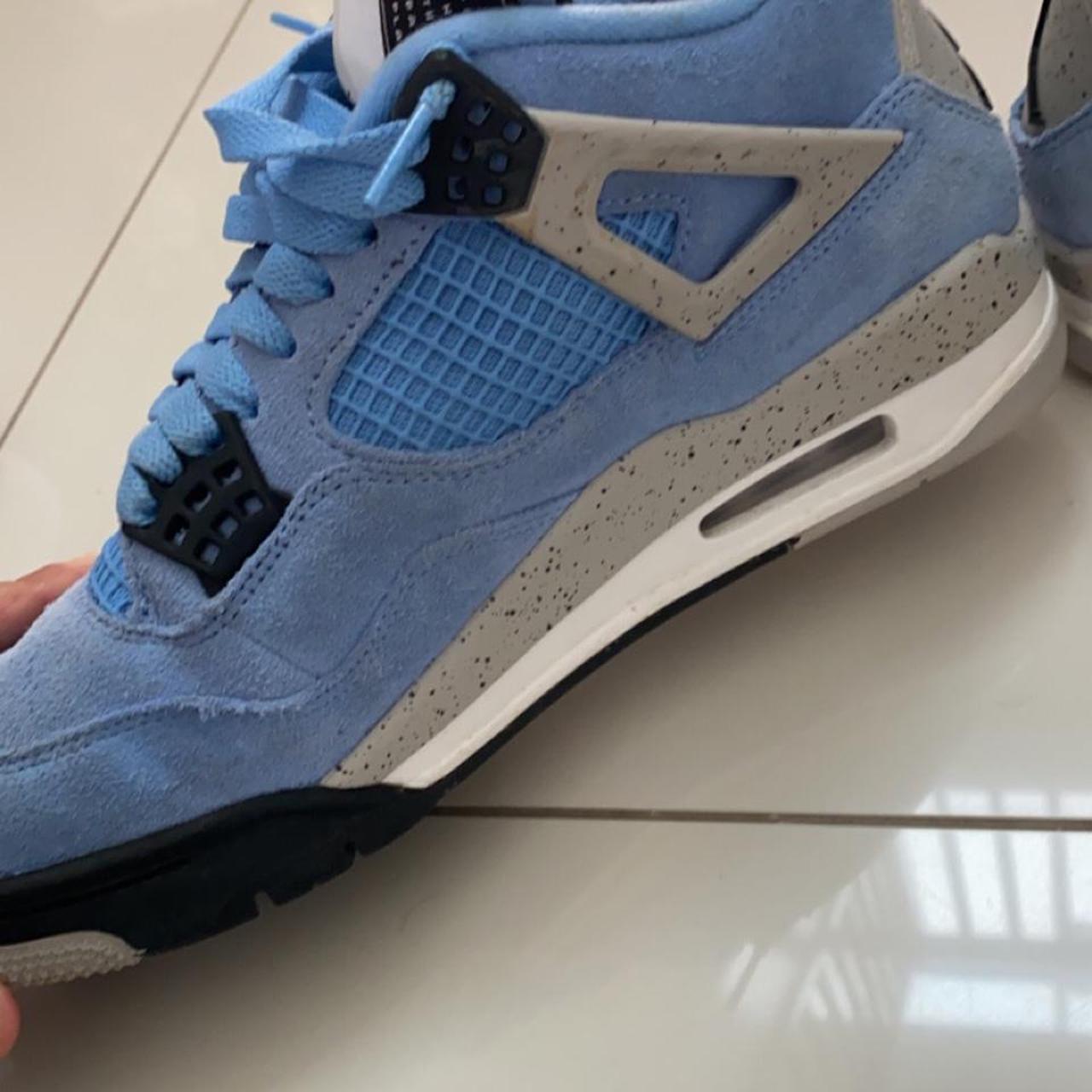 University Blue Jordan 4s These size 6 Jordan 4s... - Depop