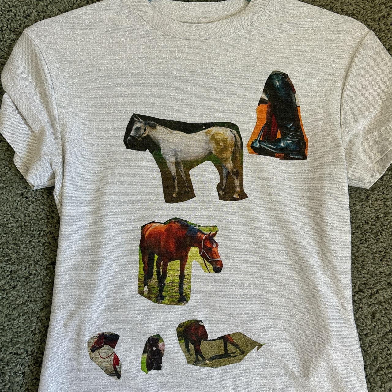 Acne Studios digital print horse shirt, supperrrrrr...