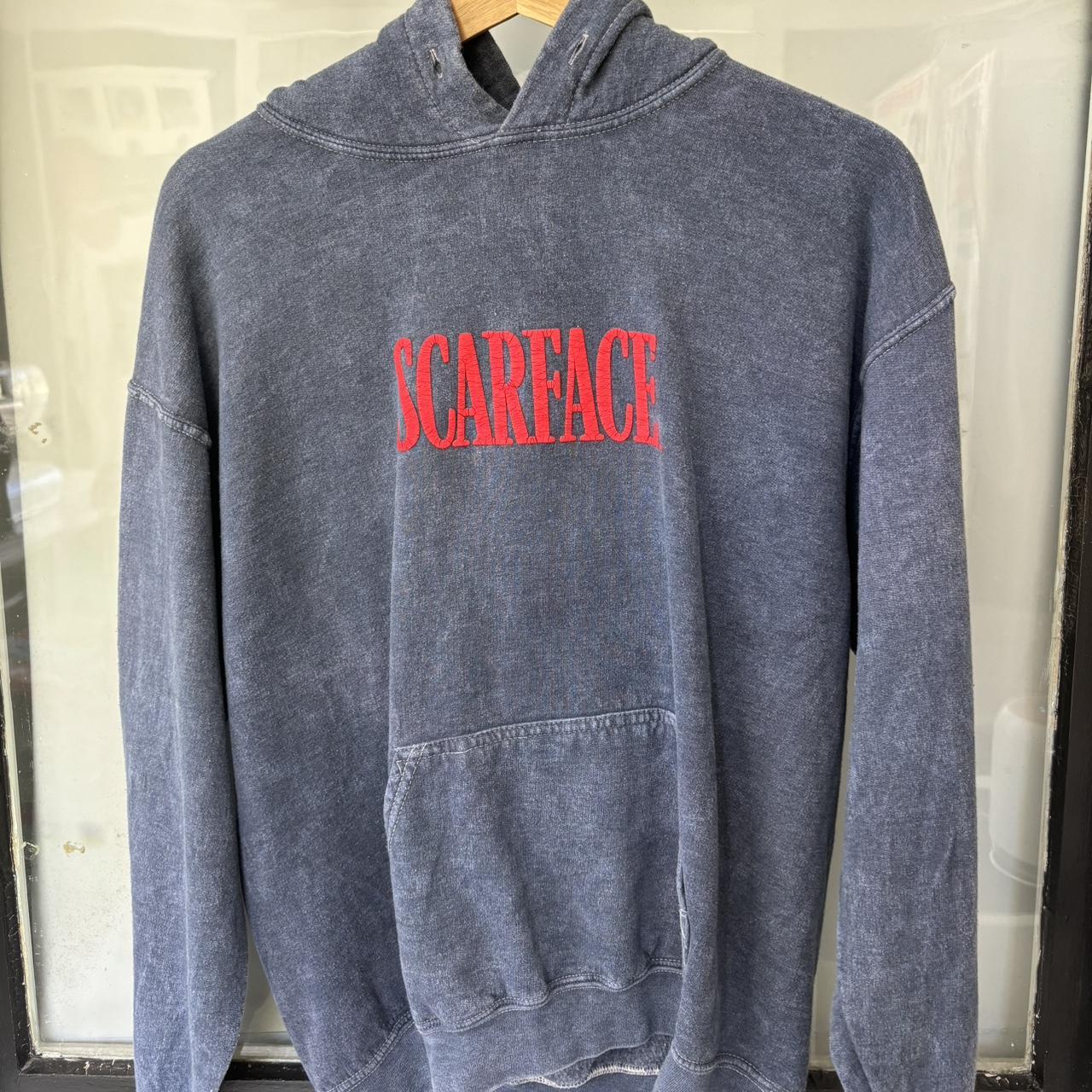 Urban outfitters Scarface hoodie, lettering is... - Depop