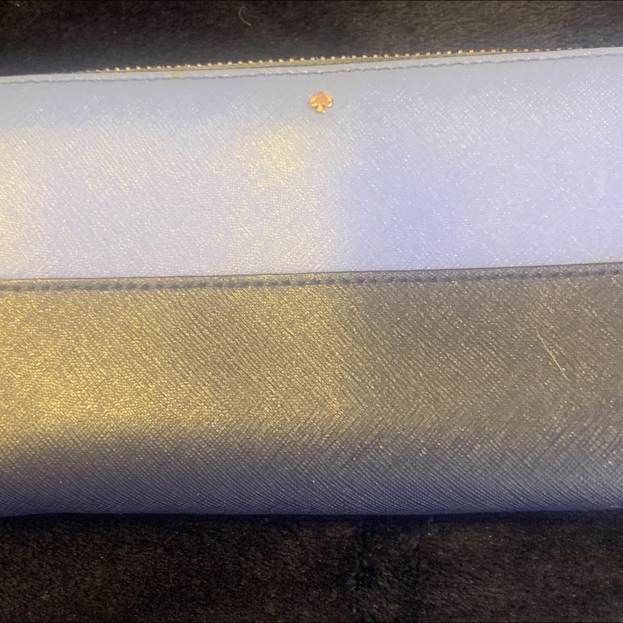 Unique Black and Blue Floral Kate Spade Square - Depop