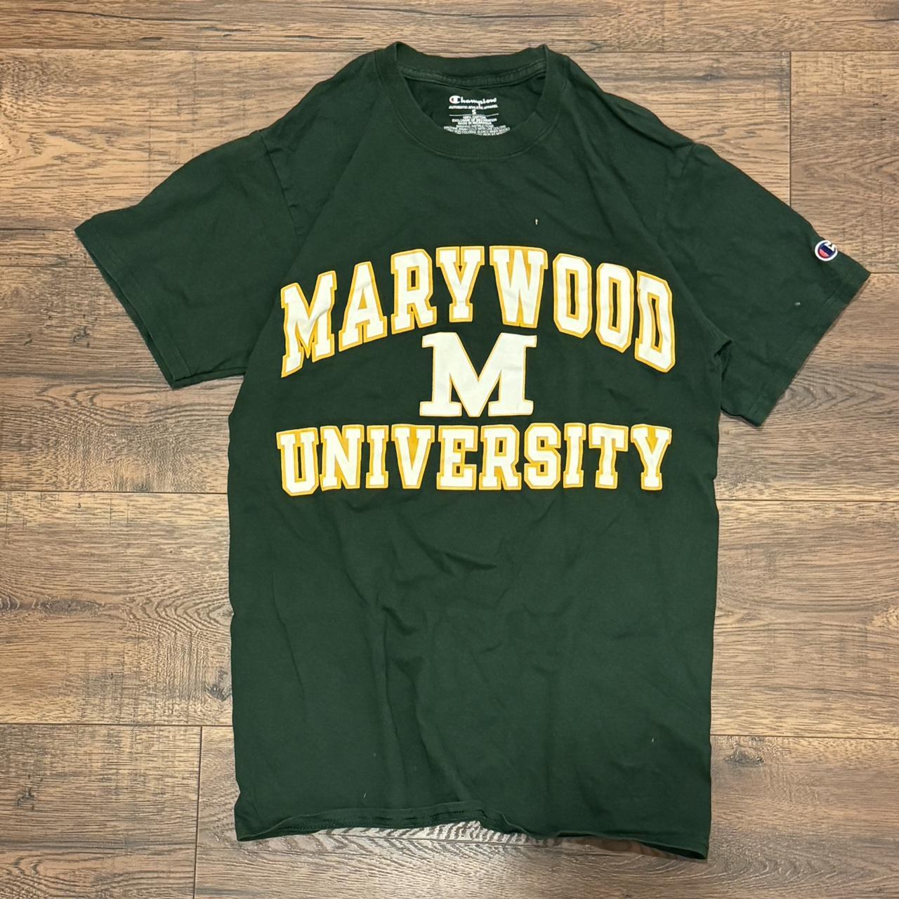 Marywood University t-shirt Details - + Champion +... - Depop
