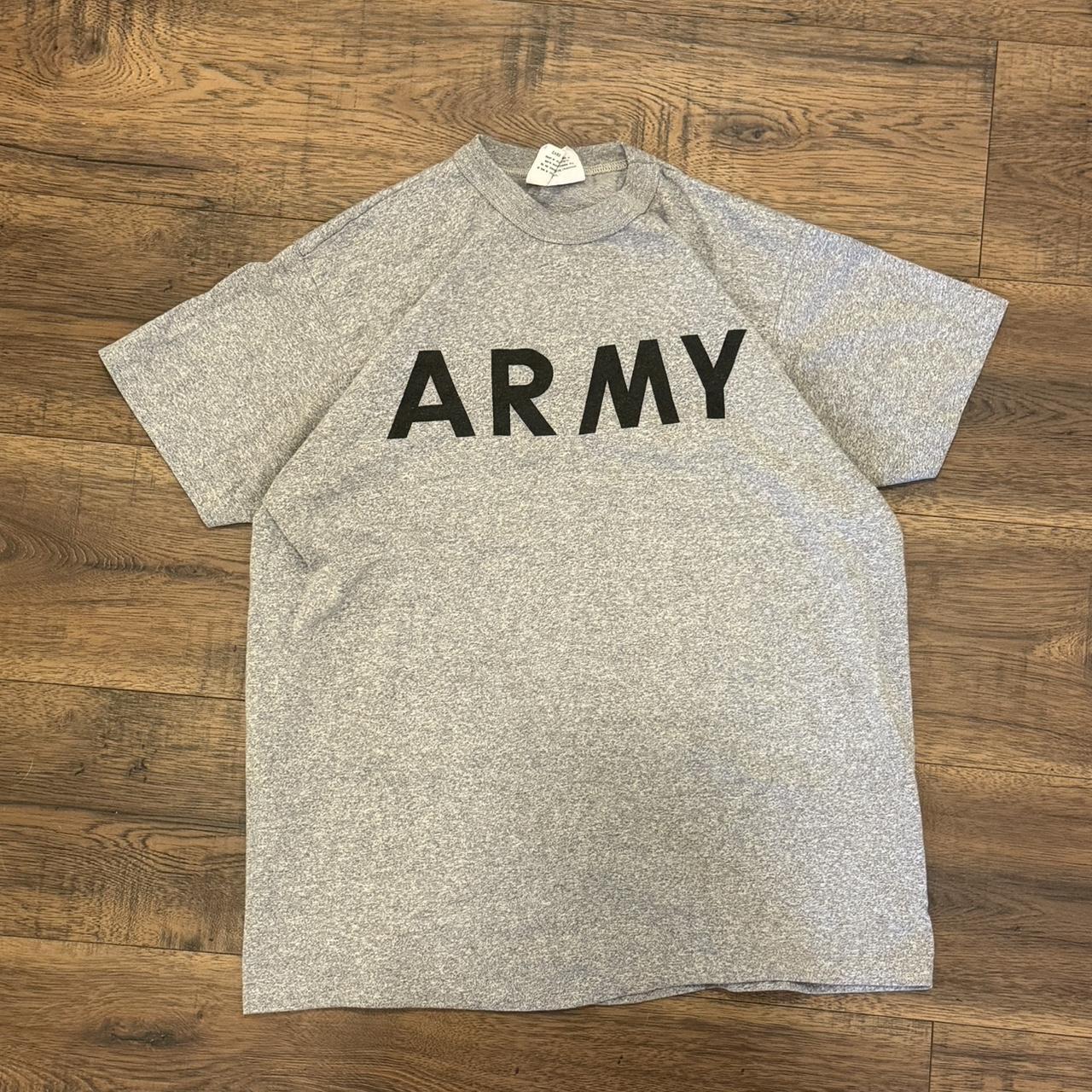 Vintage Army T-Shirt Details - + U.S. army issue... - Depop