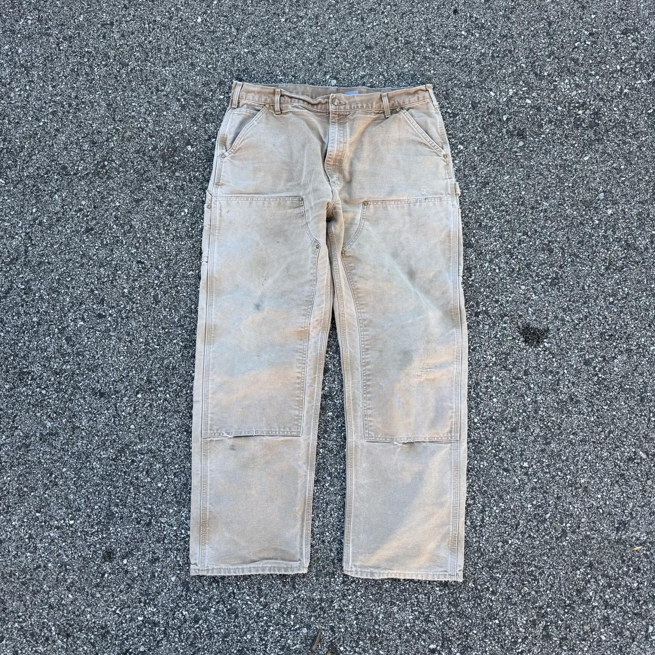 Carhartt Double Knee Workwear Pants Details - + 38... - Depop