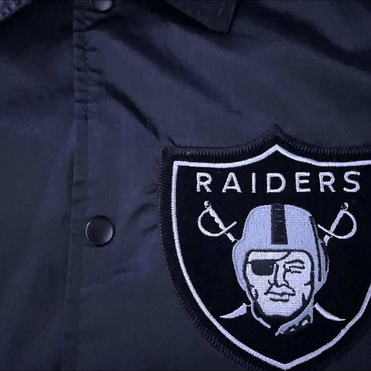 Vintage Raiders Reebok Windbreaker! Size:XL! 7/10! - Depop