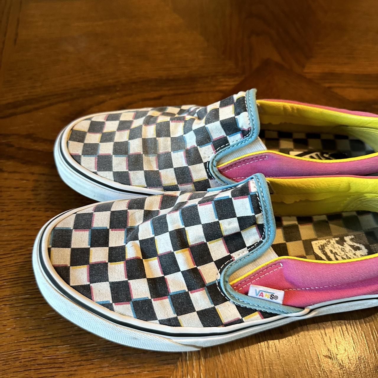 Vans Crazy Classic Check & CMYK Skate Shoes Men’s... - Depop