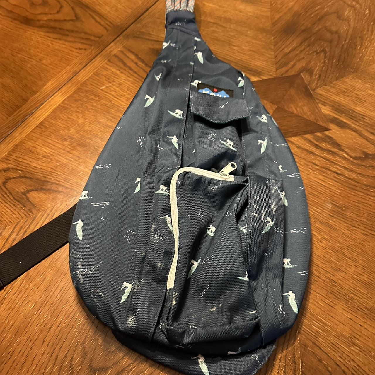 Kavu Rope sling bag Clean, some blemishes Depop