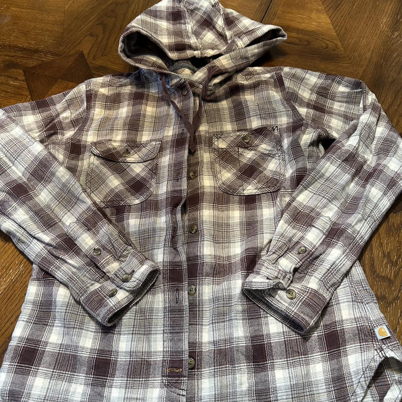 Carhartt women's clearance hooded flannel