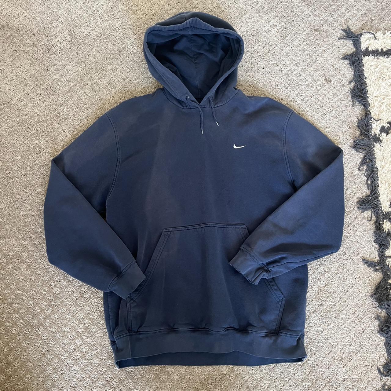 faded blue nike sweatshirt