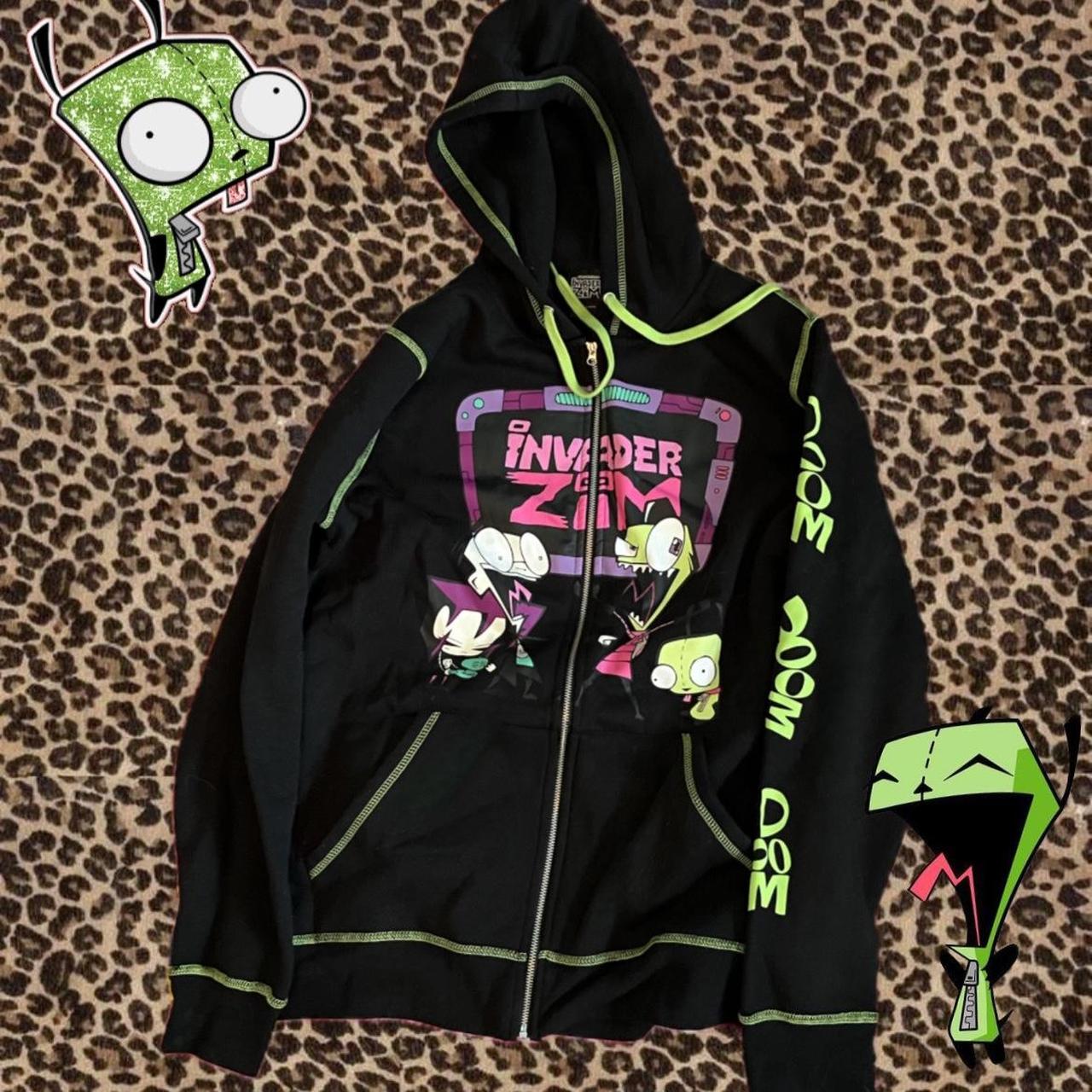 invader zim jacket 3 🐷 super cute never worn(size m... Depop