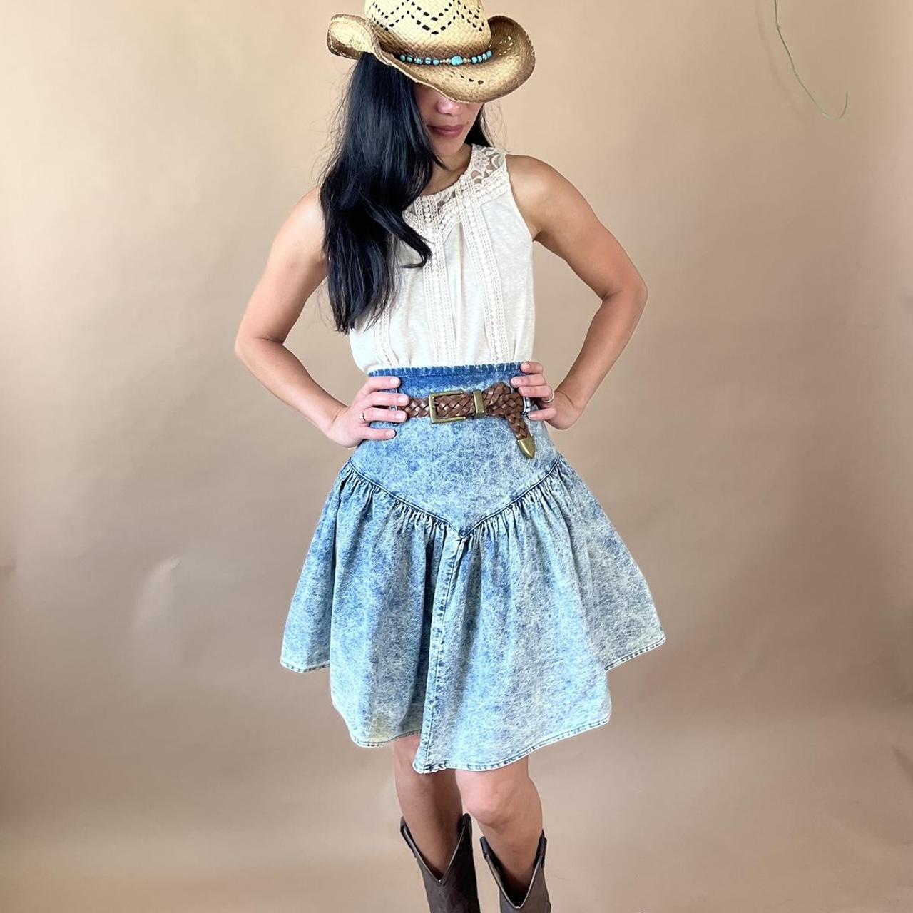 Western hotsell skirts 80s