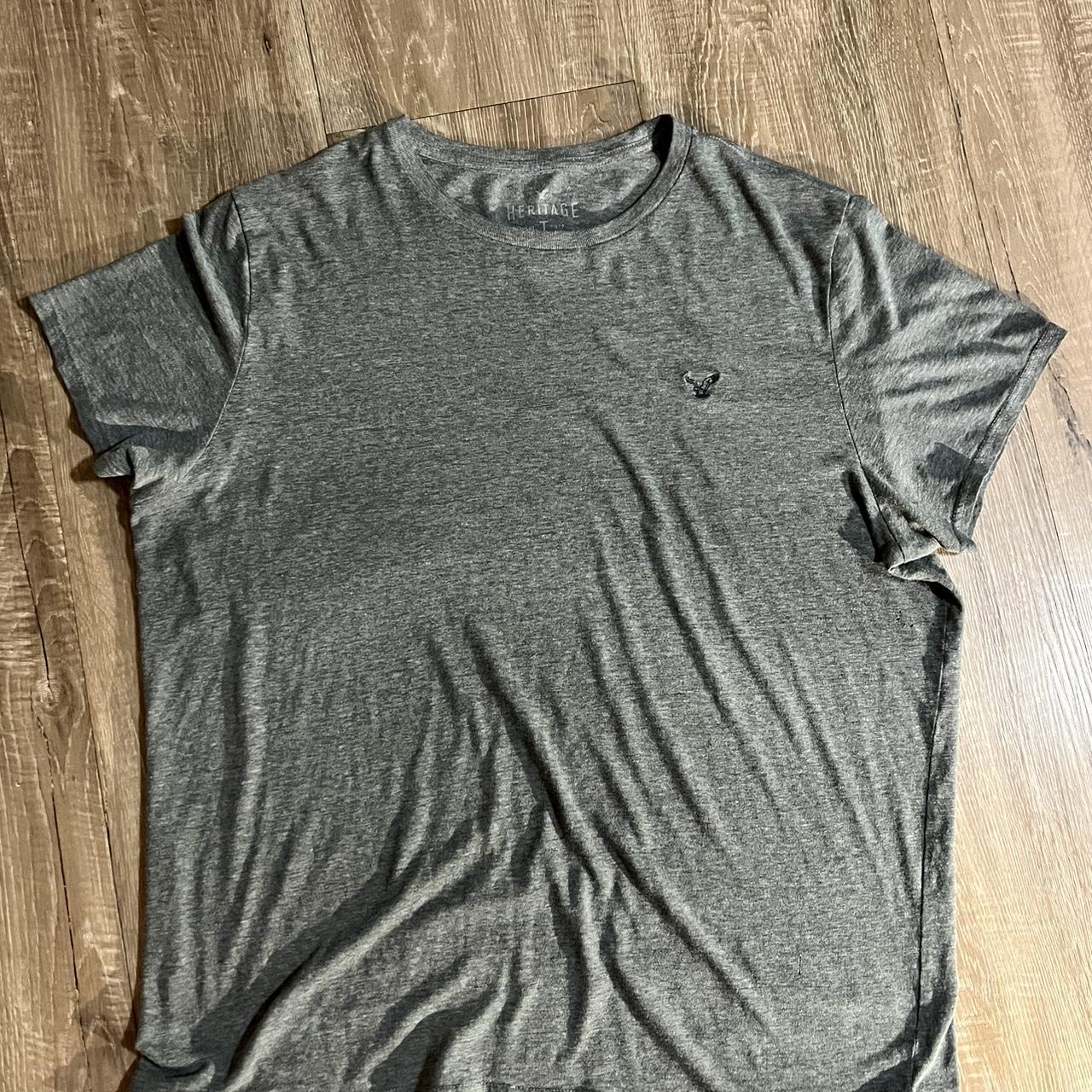 American Heritage Textiles Men's Grey T-shirt