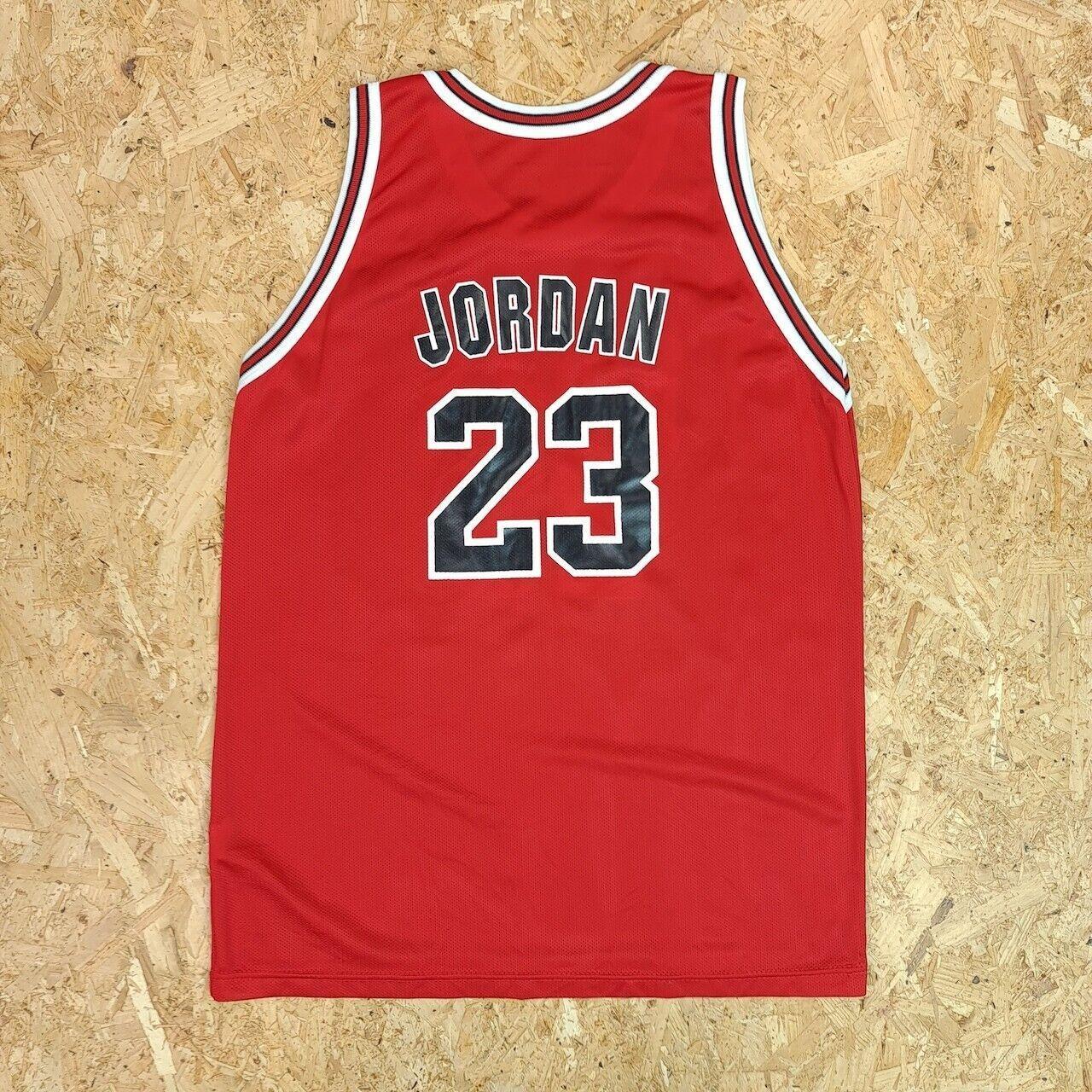 Old School Chicago Bulls Jordan Jersey. Unsure if - Depop