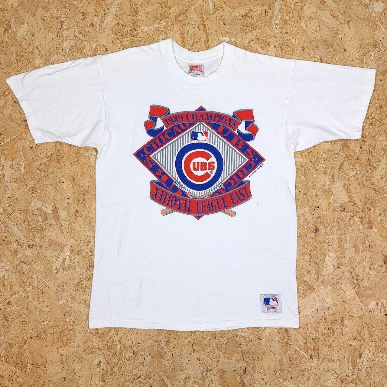 1989 Chicago Cubs Nat League Champs Men T-Shirt T Shirt Men's T