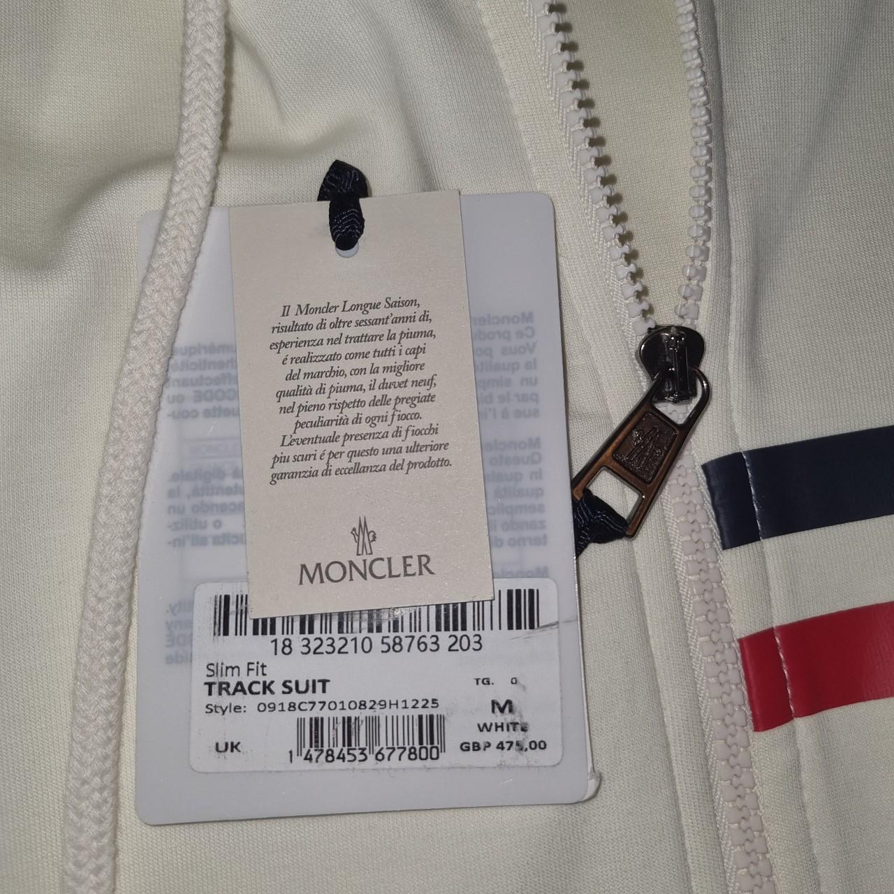 Moncler tracksuit size medium true to size colour... Depop