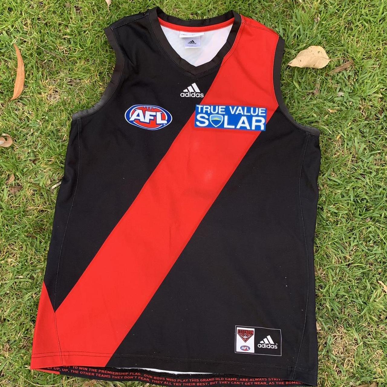 Essendon Bombers early 2010s home AFL footy jersey /... Depop