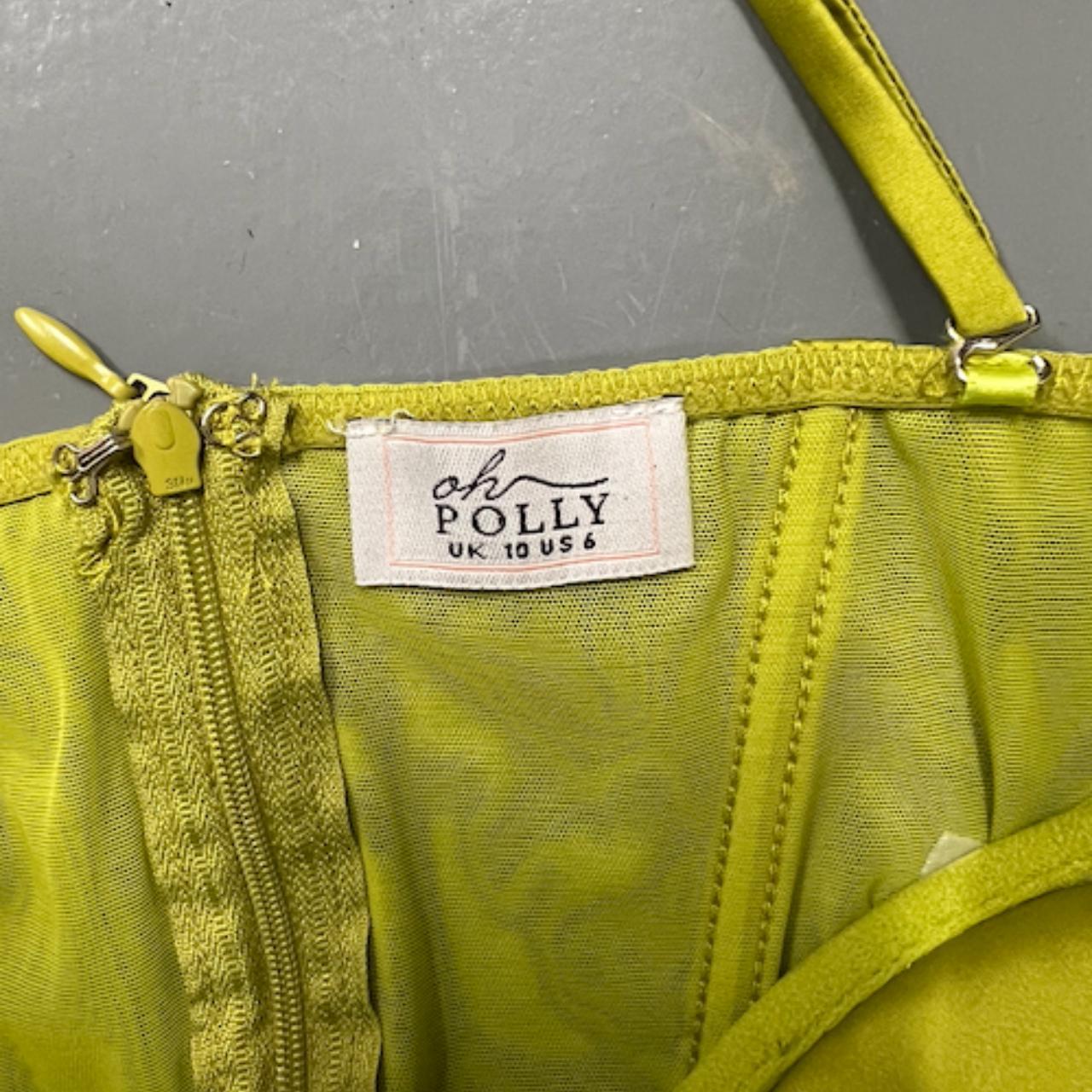 Oh Polly CAMILLE Corset Top in Green Size UK 10 Depop