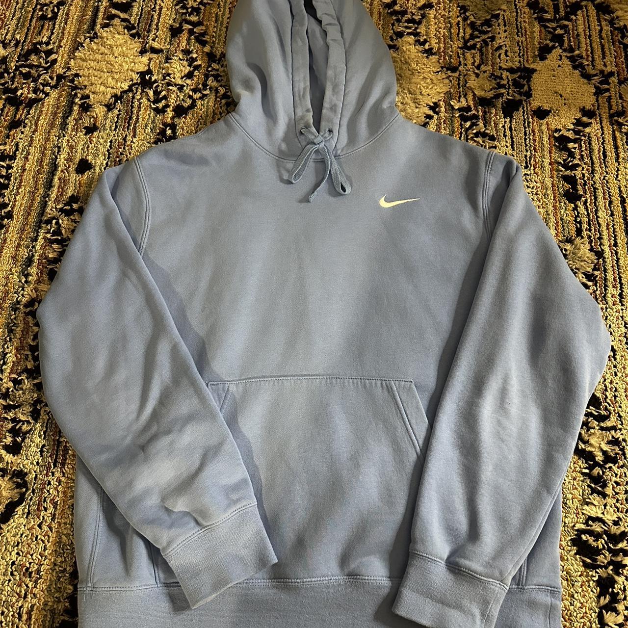 mens blue hoodie nike