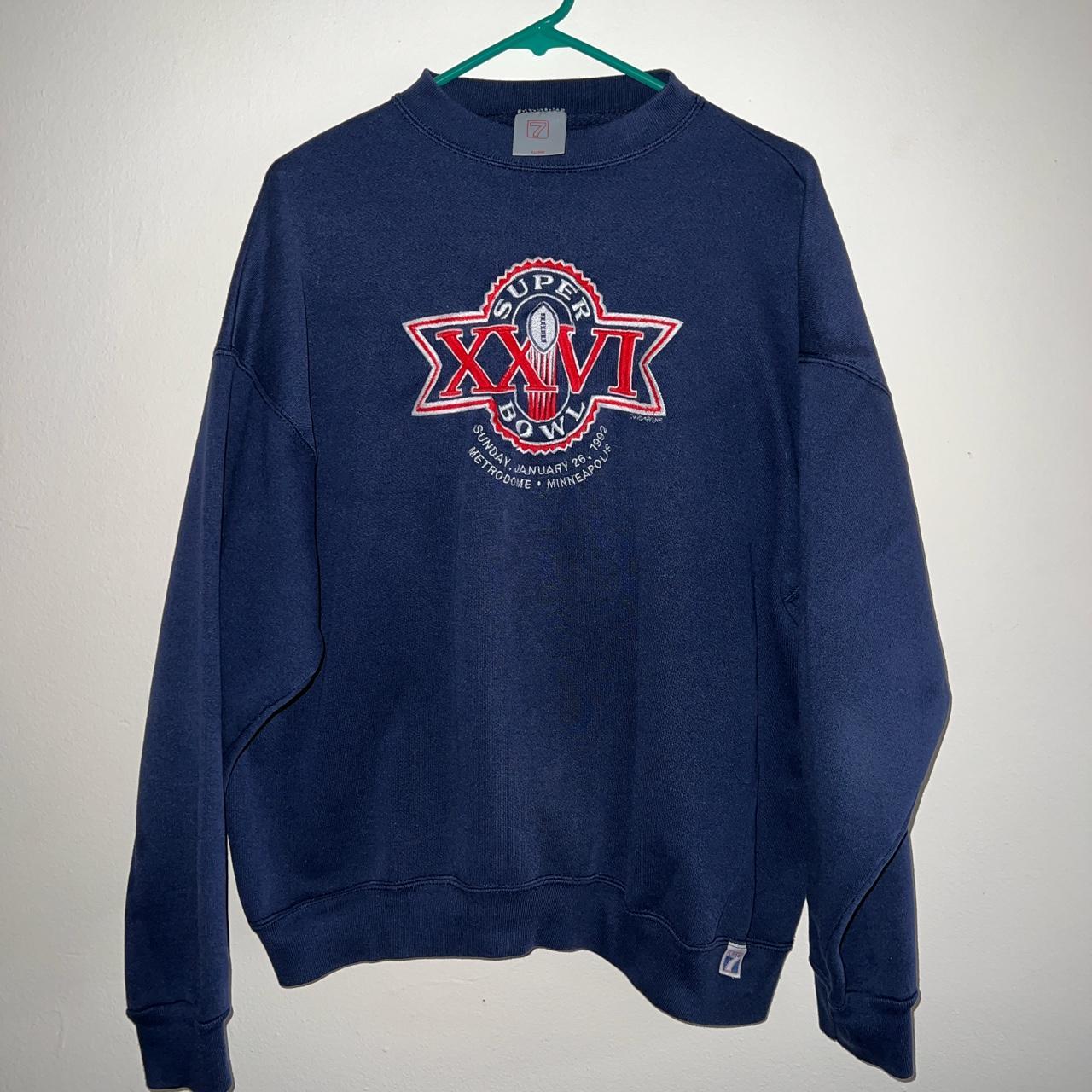 Vintage Super Bowl XXVI Crew-Neck Sweatshirt