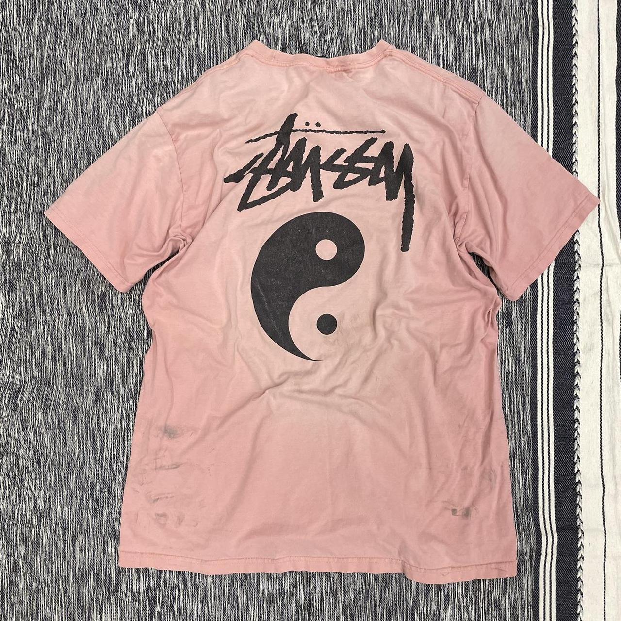 stussy t shirt rosa