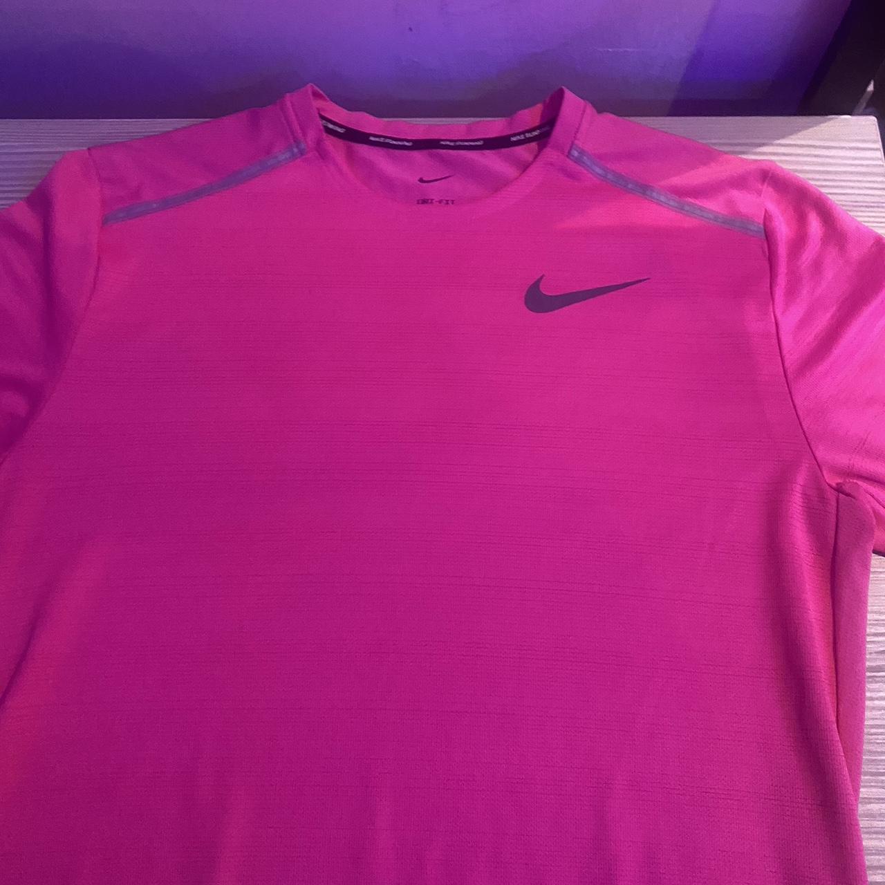 Nike miller hot pink Very rare t shirt Used but... - Depop