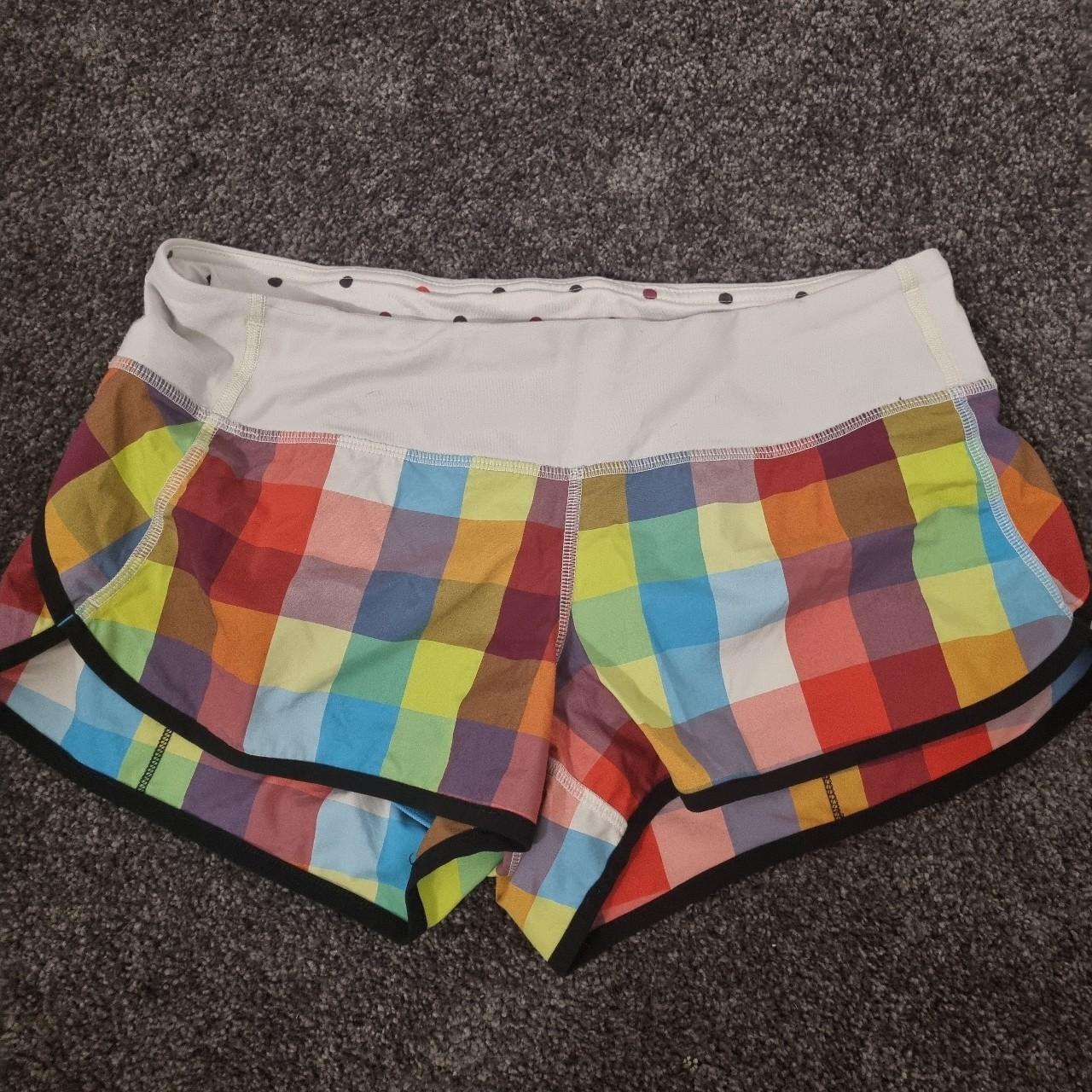 Lululemon Speed Short - 2012 Seawheeze - Multi color plaid with