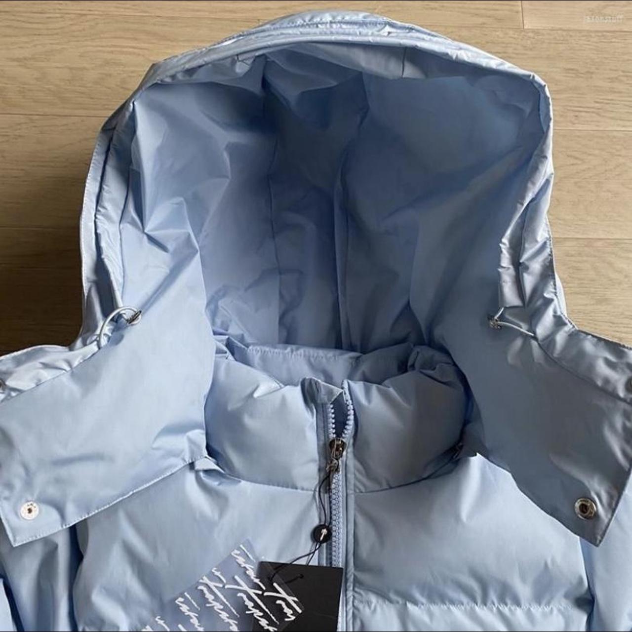 Baby blue trapstar jacket Depop