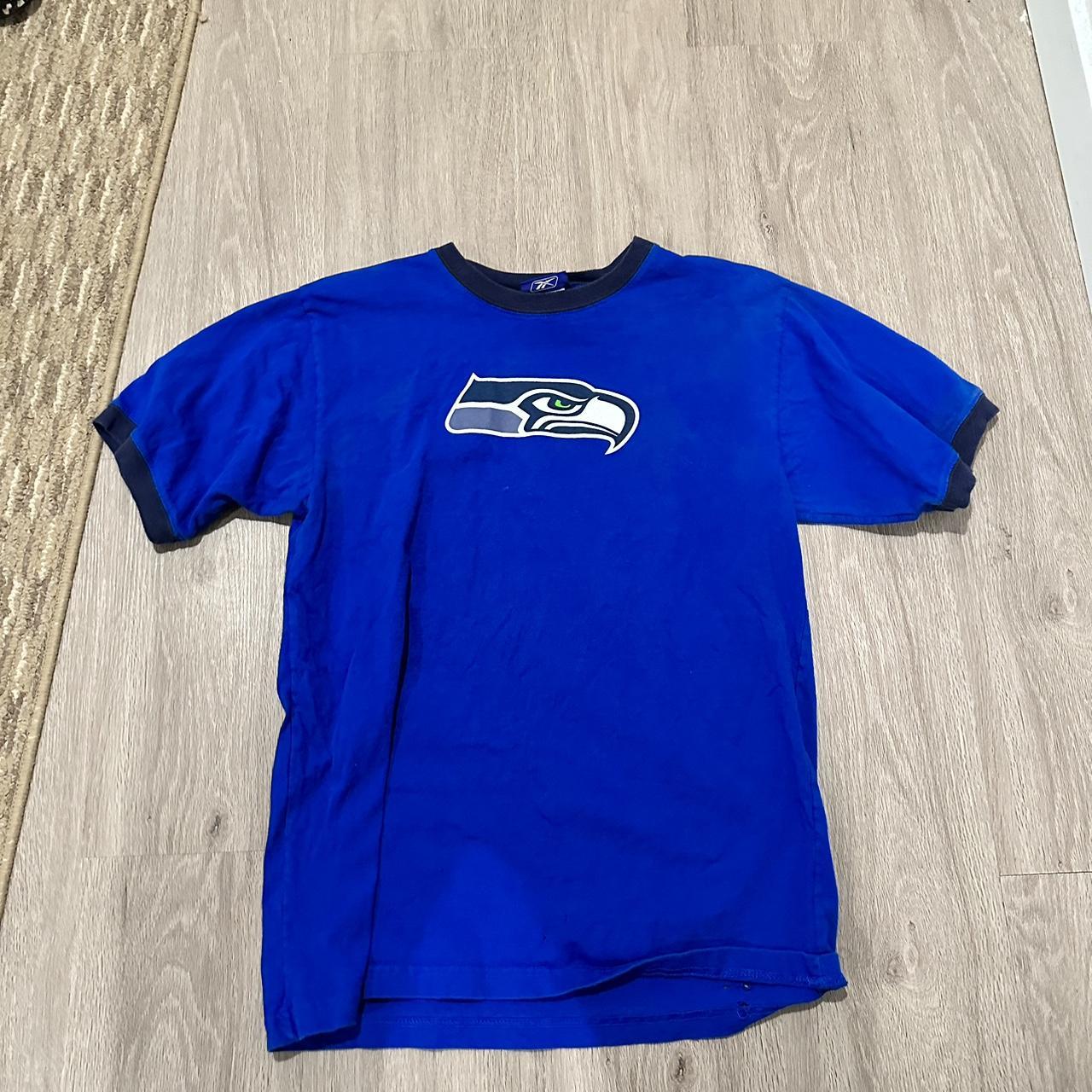 Seattle Seahawks Reebok Throwback Vintage Pro Fit T Shirt