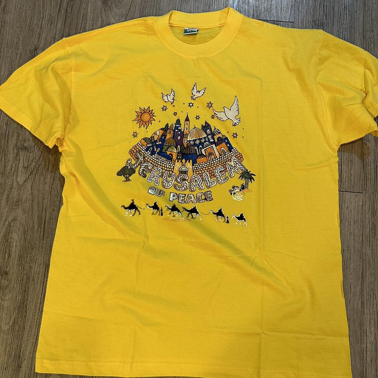 Item: Vintage Jerusalem of Peace Shirt Condition:... - Depop