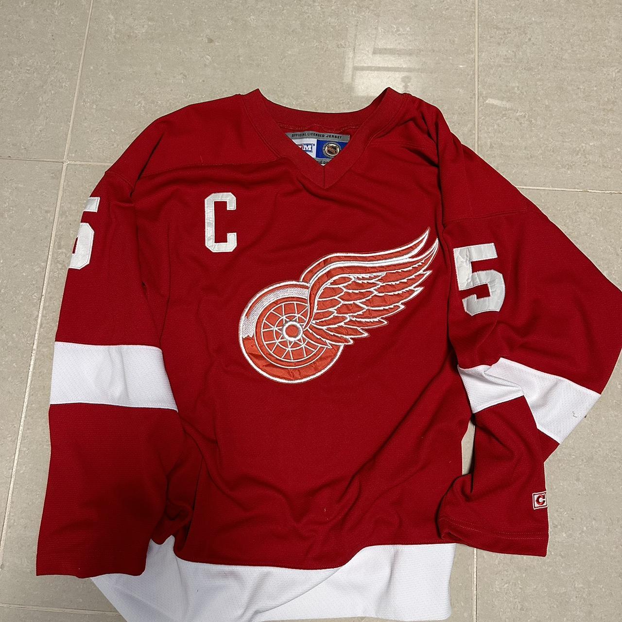 Authentic Detroit Red Wings Nicklas Lidstrom Jersey. - Depop