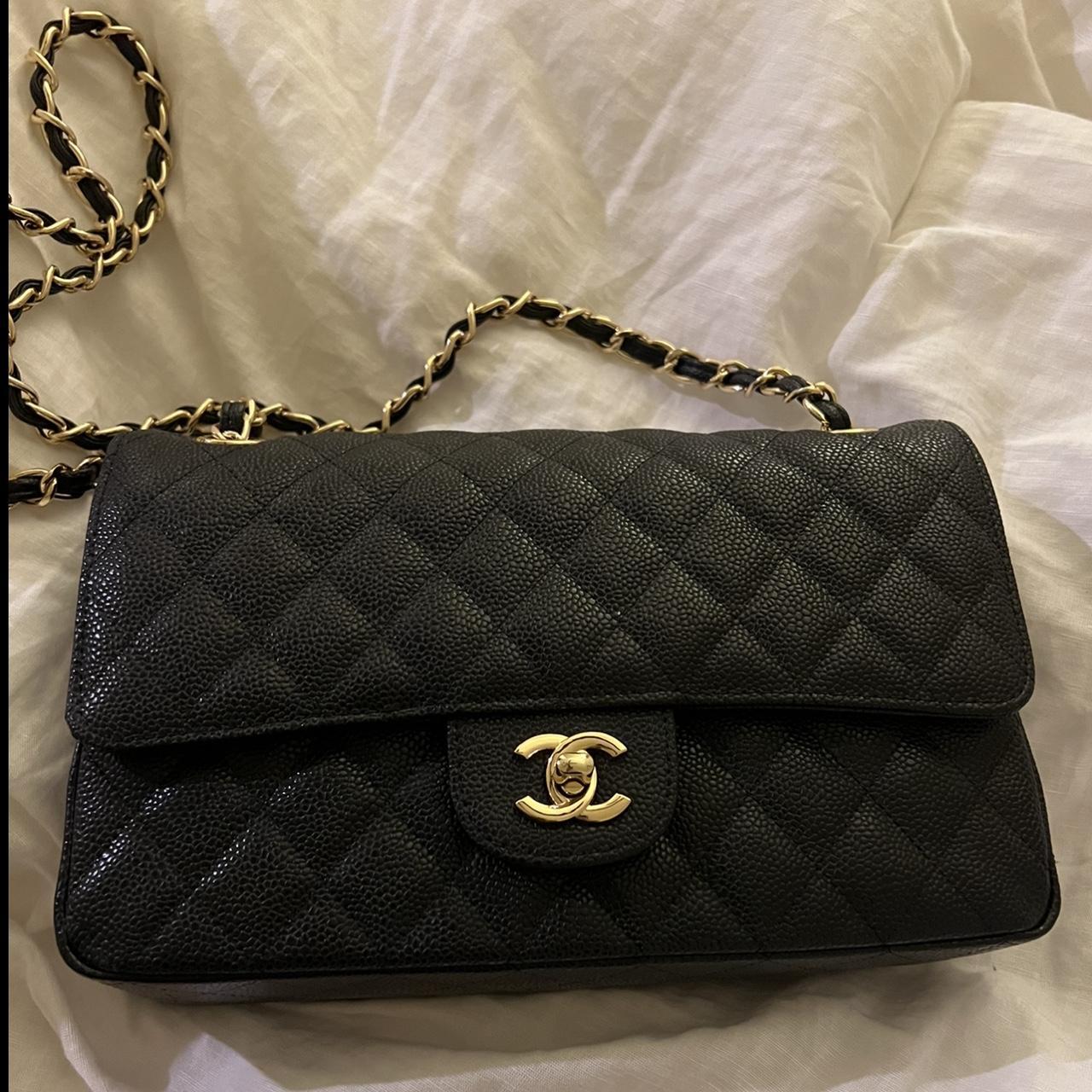 Chanel Women's Black Bag | Depop