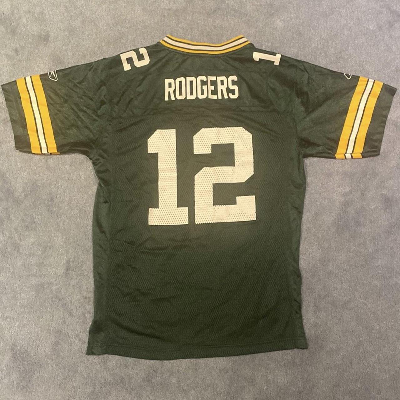 Aaron Rodgers Jersey #12 Green Bay Packers NFL - Depop