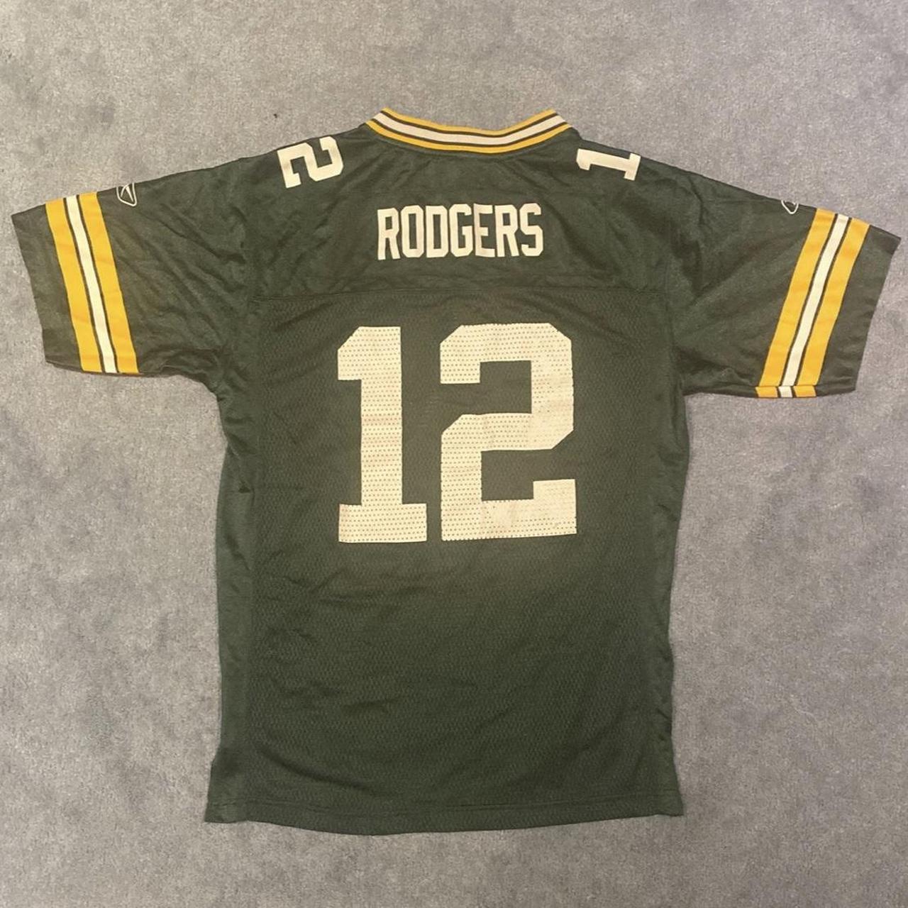 Dark green Packers jersey #12 Aaron Rodgers - Depop