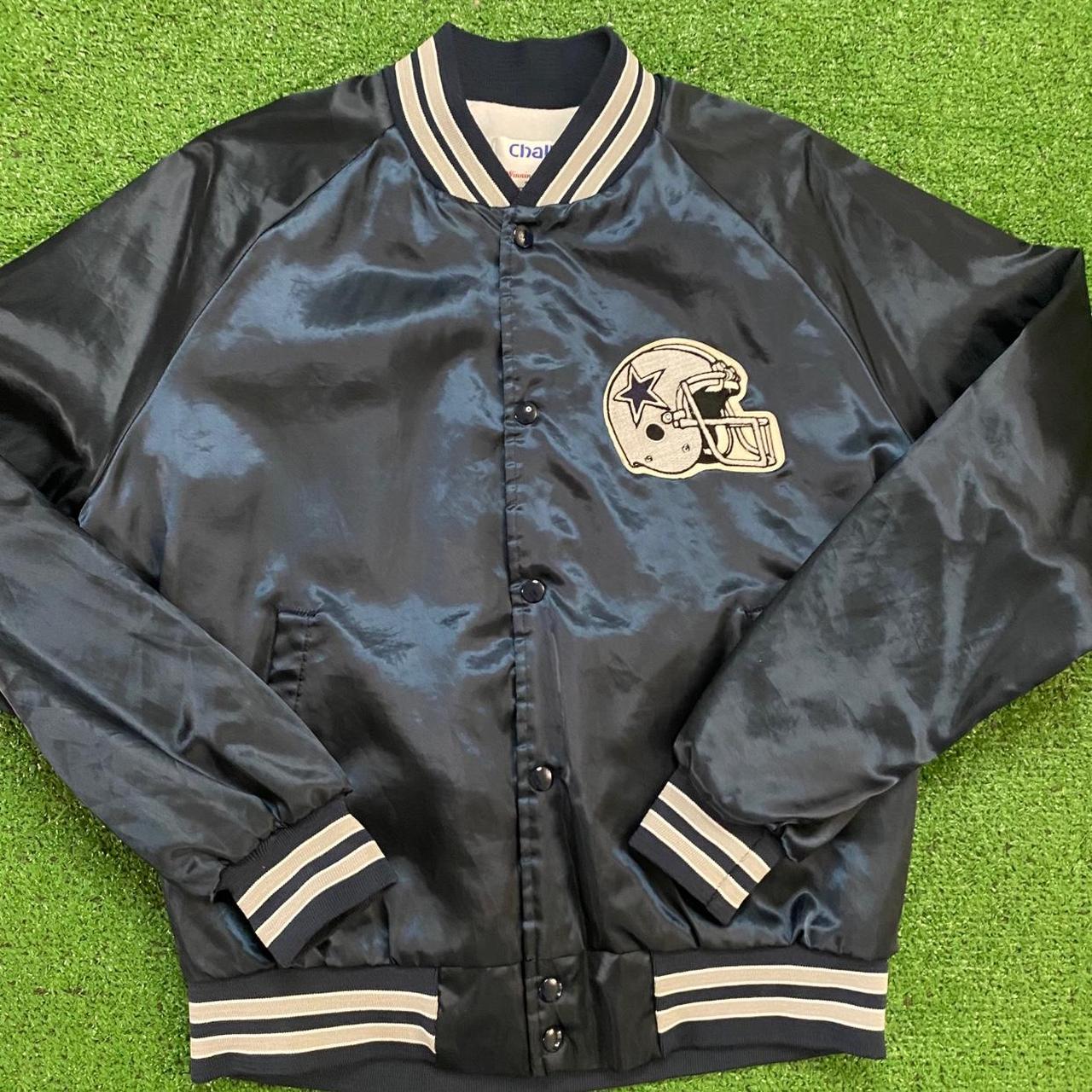 Dallas cowboys bomber jacket. Chalk line brand - - Depop