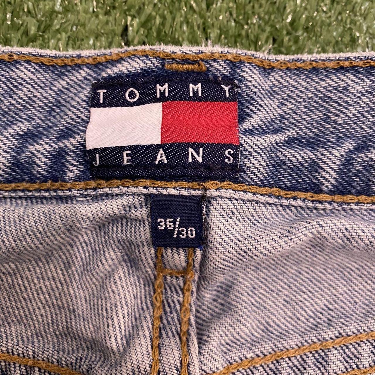 Vintage 90’s Baggy Tommy Hilfiger Jeans... - Depop